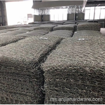 Popular Jual Hot Dipped Galvanized Gabion Cage Stone